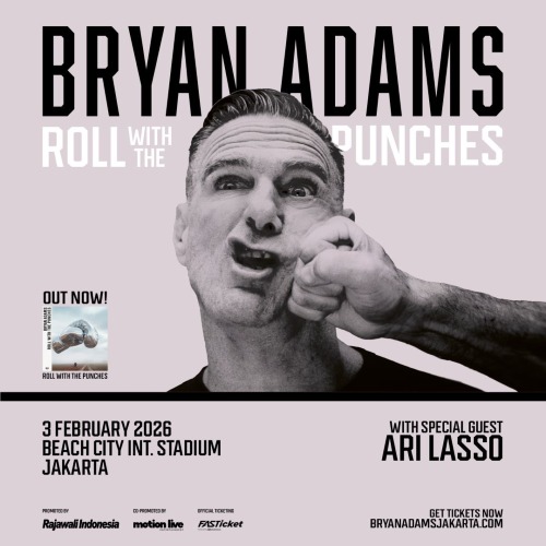 Public Sale Bryan Adams Roll Punches Live in Jakarta